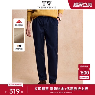 Weenie小熊男装 Teenie 莱卡修身 锥形秋冬新款 子长裤 裤 双11预售