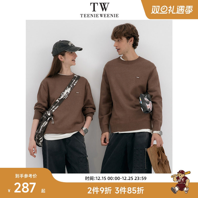 Teenie Weenie小熊男装休闲宽松日系慵懒风舒适质感保暖