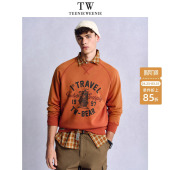 美式 新款 上衣 复古宽松软糯舒适卫衣长袖 TeenieWeenie小熊男装