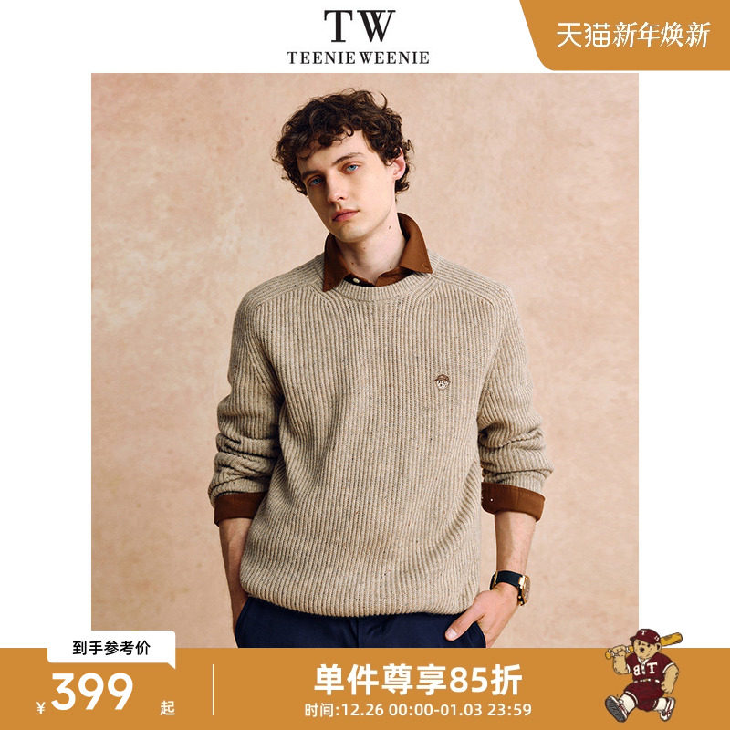 TeenieWeenie小熊男装日常时尚潮流舒适保暖上衣2025