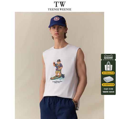 TeenieWeenie小熊男装无袖夏季