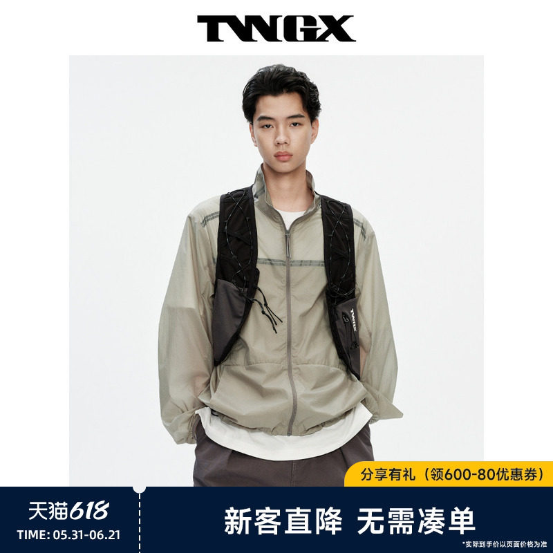 TeenieWeenie小熊男装2026夏季轻量尼龙透气时尚休闲运动夹克外套