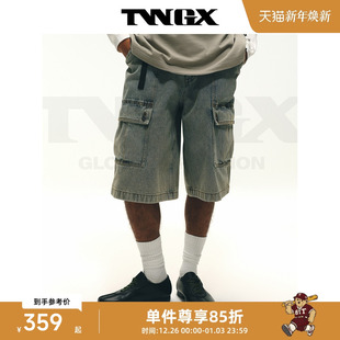 洗水宽松舒适牛仔短裤 Teenie 街头休闲时尚 美式 Weenie小熊男装