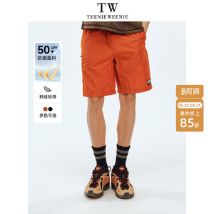 TeenieWeenie小熊男装短裤2025年夏季新款潮流户外运动防晒工装裤