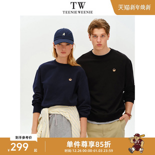 情侣长袖 TeenieWeenie小熊男装 休闲宽松美式 新款 上衣 圆领卫衣男款