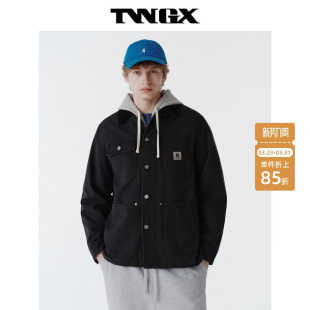 牛仔夹克外套 水洗做旧休闲工装 TeenieWeenie小熊男装 2026春美式