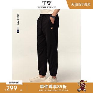 简约休闲裤 长裤 抽绳束脚裤 男款 纯棉 运动卫裤 TeenieWeenie小熊男装