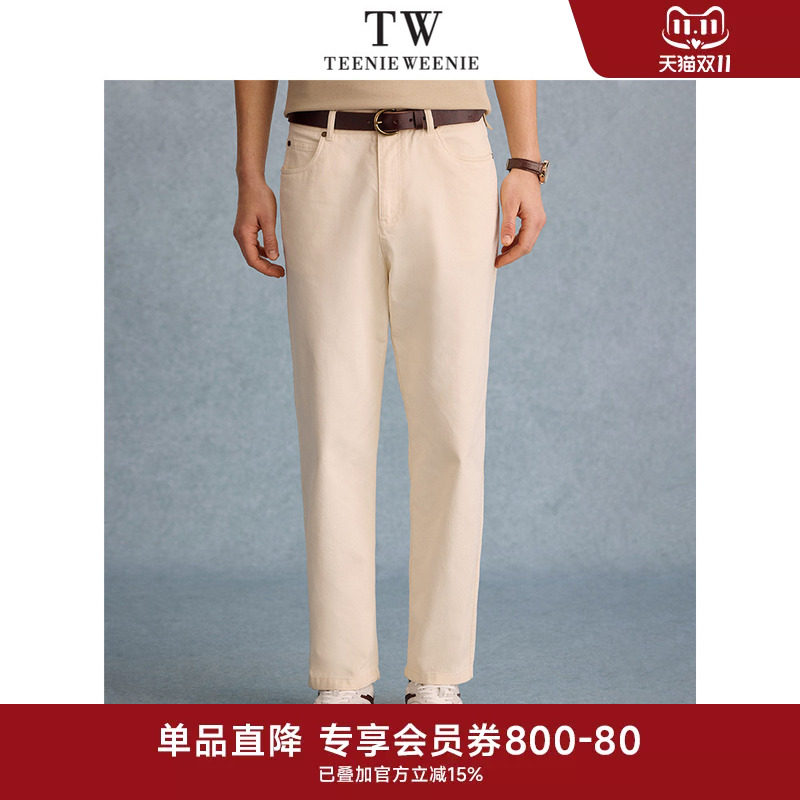 TeenieWeenie小熊男装休闲裤春季新款简约老钱复古英伦长裤