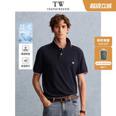 翻领T恤男士 TeenieWeenieMen小熊男装 休闲刺绣通勤质感凉感POLO衫