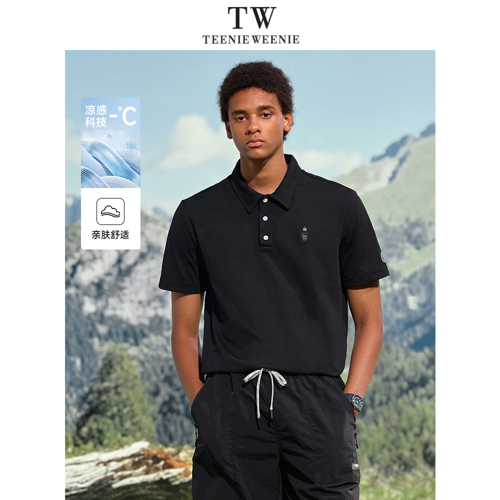 TeenieWeenie小熊男装休闲速干潮流户外翻领夏季新品上衣polo衫
