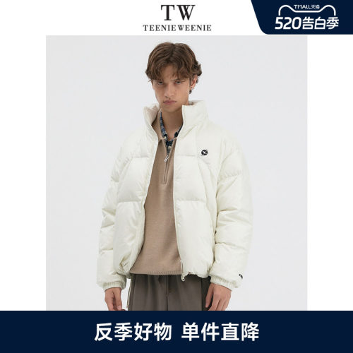 Teenie Weenie小熊男装防泼水立领90鸭绒保暖羽绒服男款外套