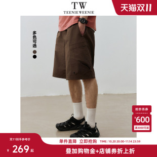 沙滩裤 TeenieWeenie小熊男装 夏季 宽松运动休闲裤 TWGX 简约潮牌短裤