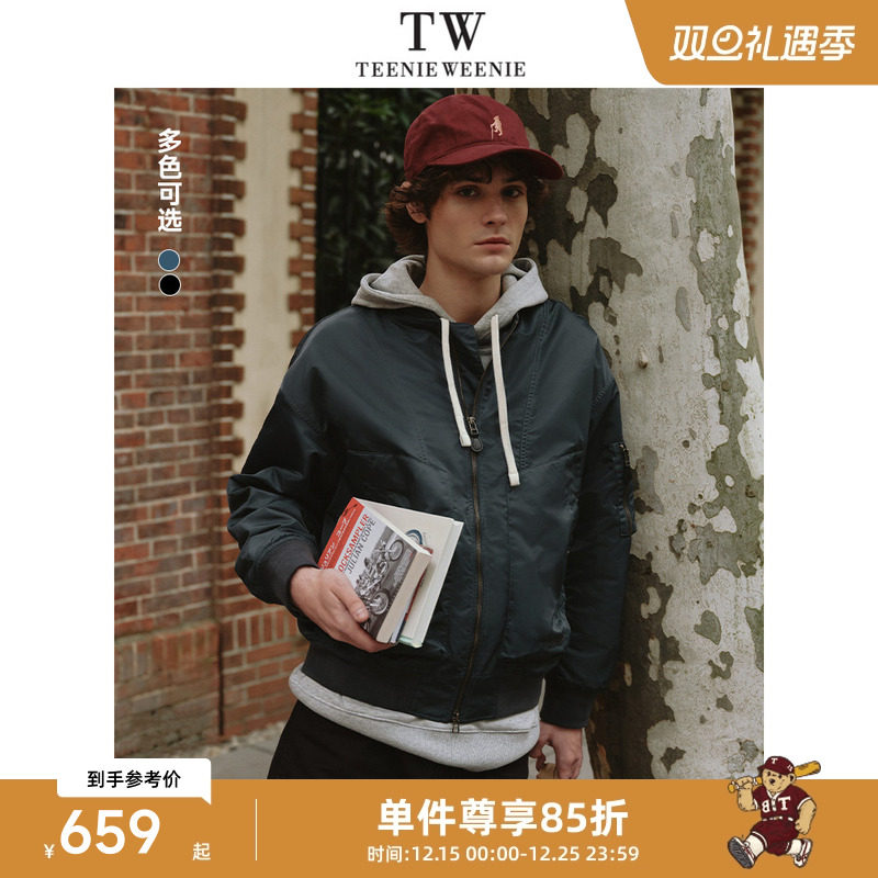 TeenieWeenie小熊男装棉服冬季新款工装飞行员棉服夹克男