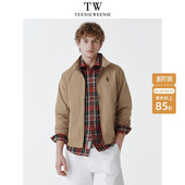 TeenieWeenie小熊男装 立领通勤行政教练夹克外套 2026年春复古美式