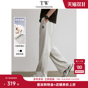 宽松直筒卫裤 TeenieWeenie小熊男装 春季 潮牌休闲裤 TWGX男 简约时尚