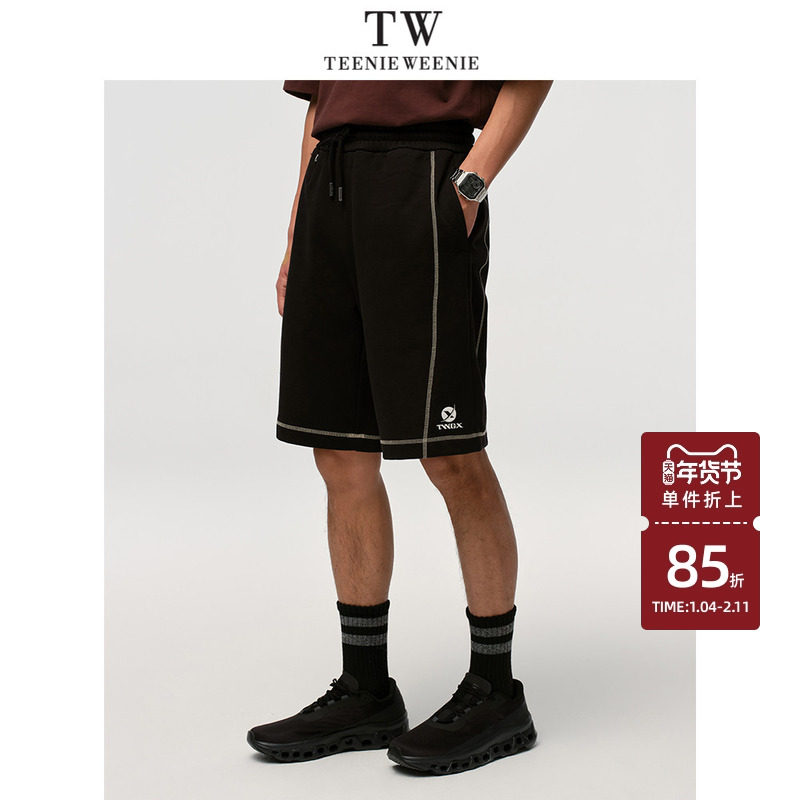 TeenieWeenie小熊男装卫裤2025年春夏季新款简约潮流