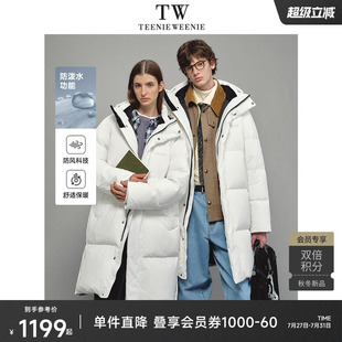 羽绒服 户外休闲防泼水防风零压宽松长款 Teenie Weenie小熊男装