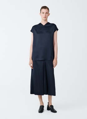 STUDIO NICHOLSON 安格集合店 24PF早秋新款黑色不对称半身裙