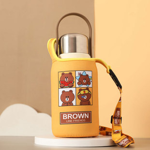 1200ML杯套 适配1.2L苏泊尔大肚杯专用防摔保护套户外便携水壶套