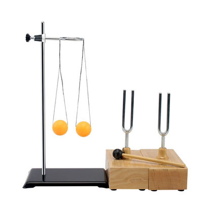 科睿才声学实验套装440hz共振音叉一对乒乓球2只512hz比较振幅不