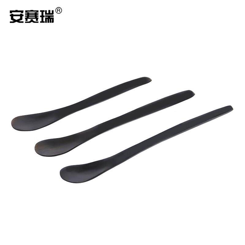 安赛瑞牛角药匙三件套(5套装)实验室牛角药勺药粉勺微量取样药勺6