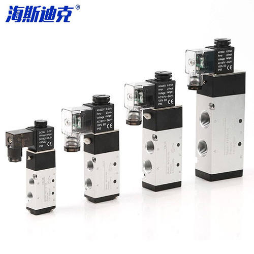 海斯迪克gnjz-3026二位五通气动电磁阀换向阀气阀4V210-08DC24V