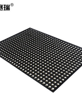 安赛瑞假母台采精防滑垫防滑耐磨橡胶垫圆孔橡胶垫61×91cm黑色26
