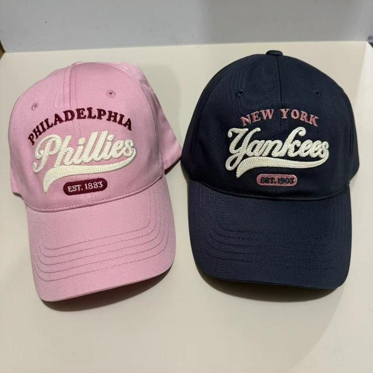 韩国正品MLB纽约洋基队经典LOGO男女同款情侣款鸭舌帽3ACPVL24N