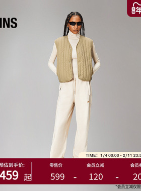 Rains秋冬绗缝夹棉马甲背心上衣百搭休闲内搭秋冬男女Banja/21650