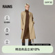 line 防水面料夹克外套风衣百搭通勤秋冬男女A 12040 长款 Rains
