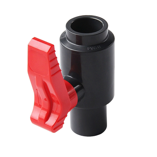 PVC易拧球阀易开阀门塑料开关管材鱼缸配件给水管接头20 25 32 40