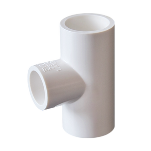 PVC变径三通UPVC异径接头给水管件配件塑料32转25变20 40 50 63mm