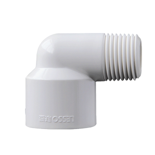 PVC外牙弯头 塑料给水管转换外螺纹弯头单边外牙弯头塑料外丝弯头