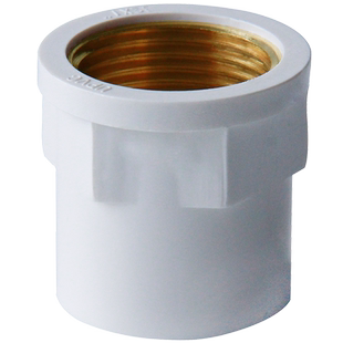 PVC入铜直接 UPVC铜内丝接头内牙直通内螺纹胶粘供水给水管件配件