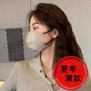 网红款 一次性高颜值成人男女潮款 莫兰迪彩色系口罩3d立体独片包装