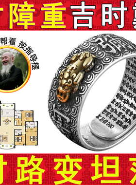 十二生肖本命佛招财貔貅戒指