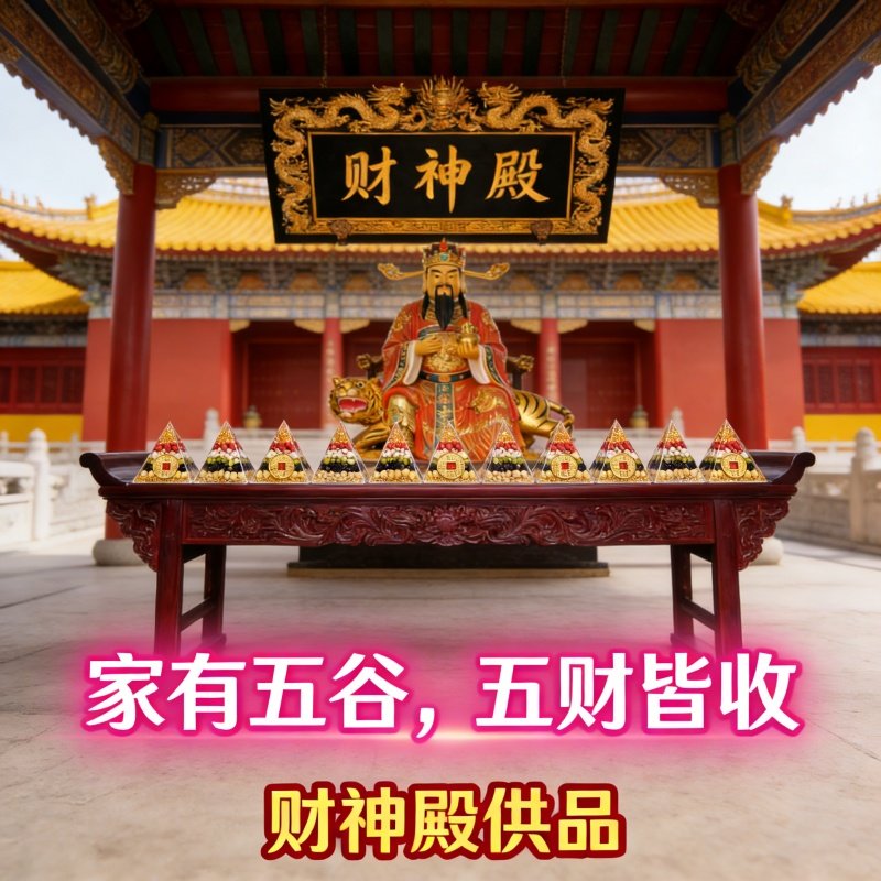 财神殿水晶供桌新中式文财神爷招财摆件国学摆件装饰摆件财神摆件,家居饰品,国学摆件,淘宝优惠券,粉丝福利购,淘宝优惠卷