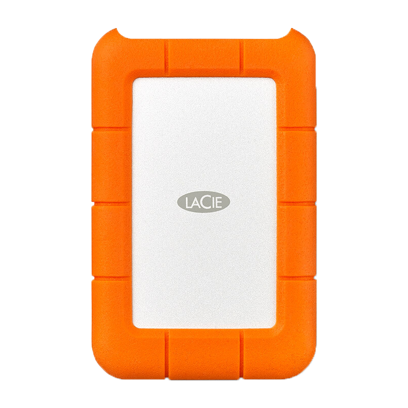 雷孜LaCie移动硬盘5TB三防Rugged USB-C 3.1/3.2/Type-C兼容雷电4