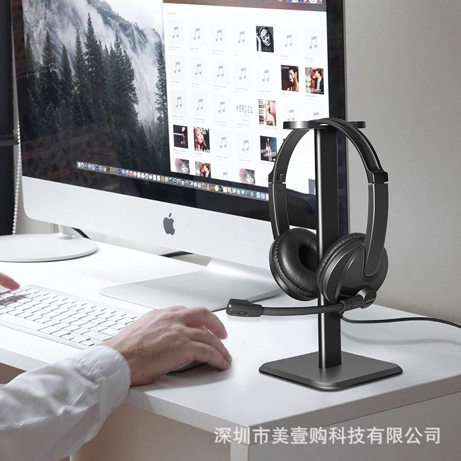 日本无印MUJIE 轻便头戴式USB耳机电脑耳麦高清话筒PC立体声会议