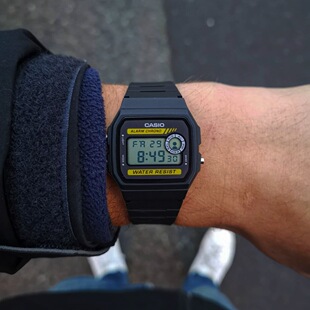 正品卡西欧 学生复古多功能小方块腕表 F-94W-9/F-91W-1甜茶同款