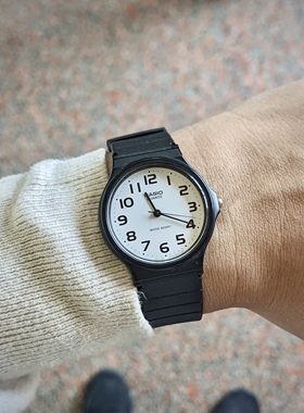 卡西欧小黑表 学生考试手表情侣 宋慧乔同款经典简约MQ-24-7B2/1B