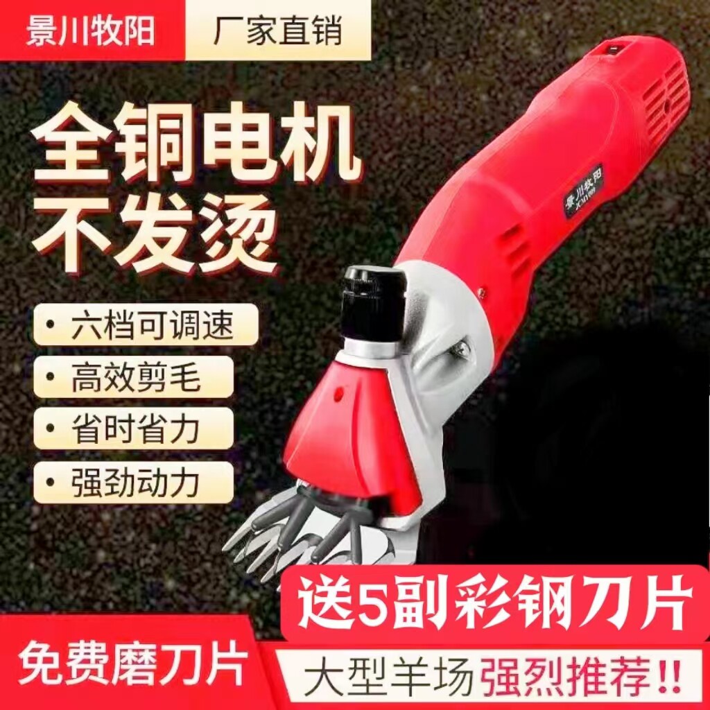 景川牧阳羊毛剪带5副彩钢刀片图片