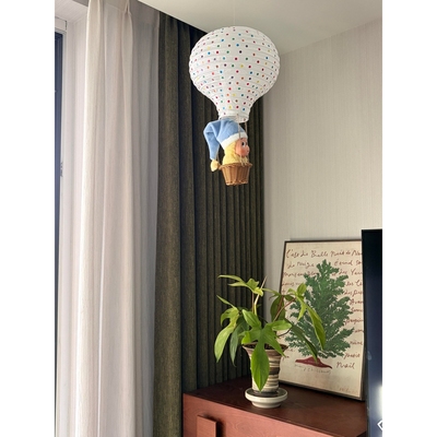 【家居好物】热气球空中吊饰公仔玩偶收纳展示架客厅装饰摆件挂饰