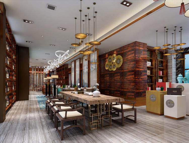 茶楼室内设计案例效果图茶铺 茶坊 老茶铺 老茶馆 老茶店