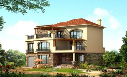 农村别墅盖房设计效果图 别墅整套图纸农村别墅图纸建筑图 结构图