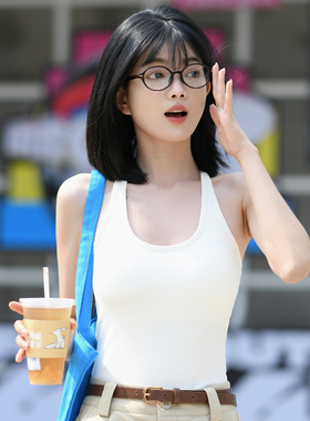 TOANDFRO / 春夏挂脖背心女带胸垫吊带内搭