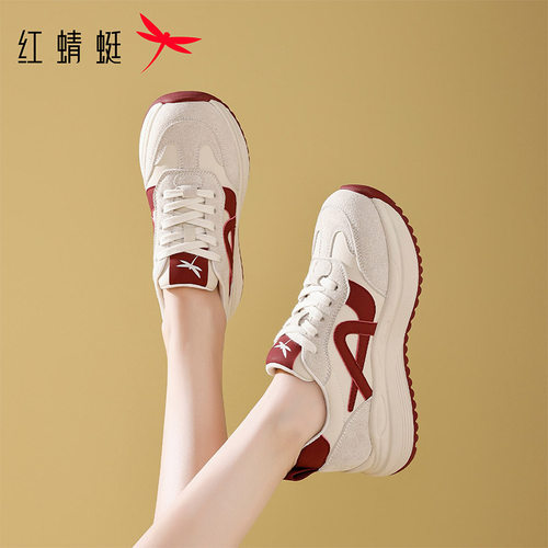 红蜻蜓女鞋秋冬新款休闲鞋