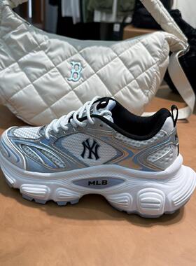 MLB 2026春季男女情侣款时尚厚底增高运动休闲老爹鞋 3ASHWD15N