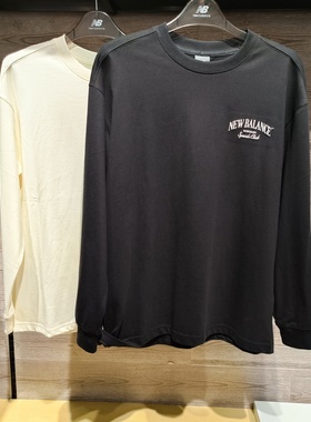 NEW BALANCE NB 25秋款男士简约时尚百搭纯棉舒适长袖T恤NDF31281