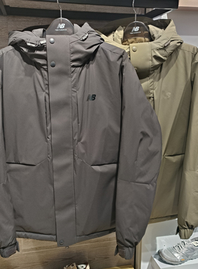 New Balance NB2025冬季新款鹅绒男子保暖运动休闲羽绒服NPF41451